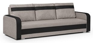 Trivietė sofa Condi, smėlio sp./juoda kaina ir informacija | Sofos | pigu.lt