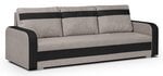 Трехместный диван Condi, бежевый/черный цвет
