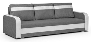 Trivietė sofa Condi, pilka/balta kaina ir informacija | Sofos | pigu.lt