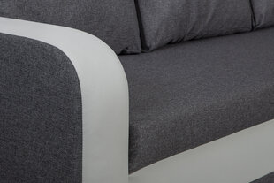 Trivietė sofa Condi, pilka/juoda kaina ir informacija | Sofos | pigu.lt