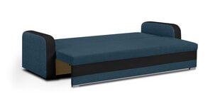 Трехместный диван Condi, темно-синий/черный цвет цена и информация | Диваны | pigu.lt