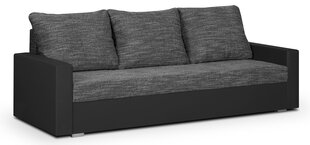 Trivietė sofa Lion, pilka/juoda kaina ir informacija | Sofos | pigu.lt