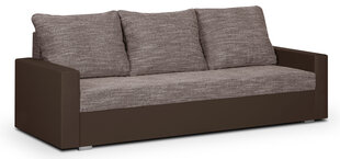 Trivietė sofa Lion, ruda/šviesiai ruda kaina ir informacija | Sofos | pigu.lt