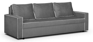 Trivietė sofa Midi, pilka kaina ir informacija | Sofos | pigu.lt