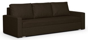 Трехместный диван Mondo, коричневый цвет цена и информация | Диваны | pigu.lt
