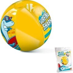 Пляжный мяч — акула-серфинг цена и информация | Игрушки для песка, воды, пляжа | pigu.lt
