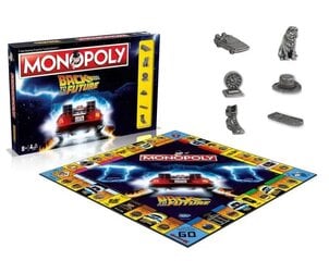 Stalo žaidimas Monopoly: atgal į ateitį, WM01330-EN1, EN kaina ir informacija | Stalo žaidimai, galvosūkiai | pigu.lt