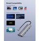 Šakotuvas Vava VA-UC017 HDMI USB 3.0 SD USB-C DP kaina ir informacija | Adapteriai, USB šakotuvai | pigu.lt
