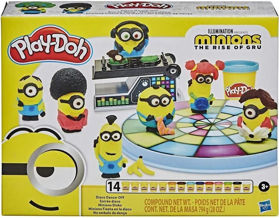 Edukacinis žaidimas Play-Doh Minions Gru E87655L0 kaina ir informacija | Lavinamieji žaislai | pigu.lt