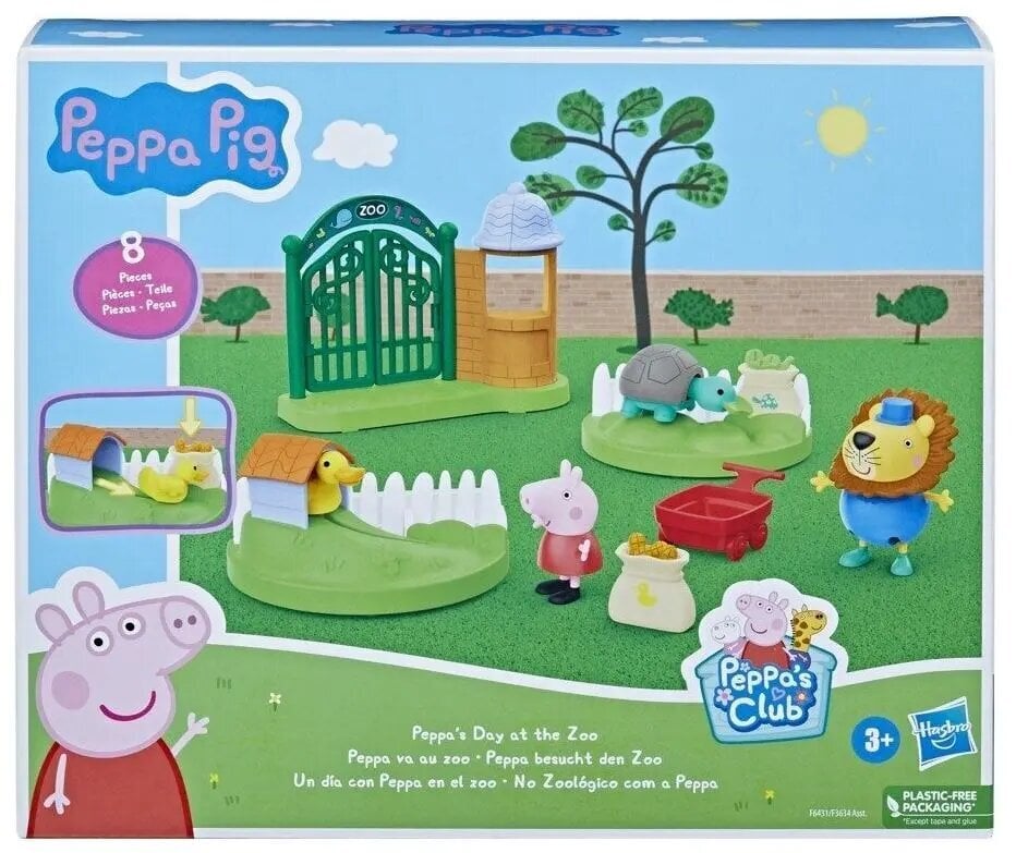 Figūrėlės Hasbro, Peppa Pig diena zoologijos sode цена и информация | Žaislai mergaitėms | pigu.lt