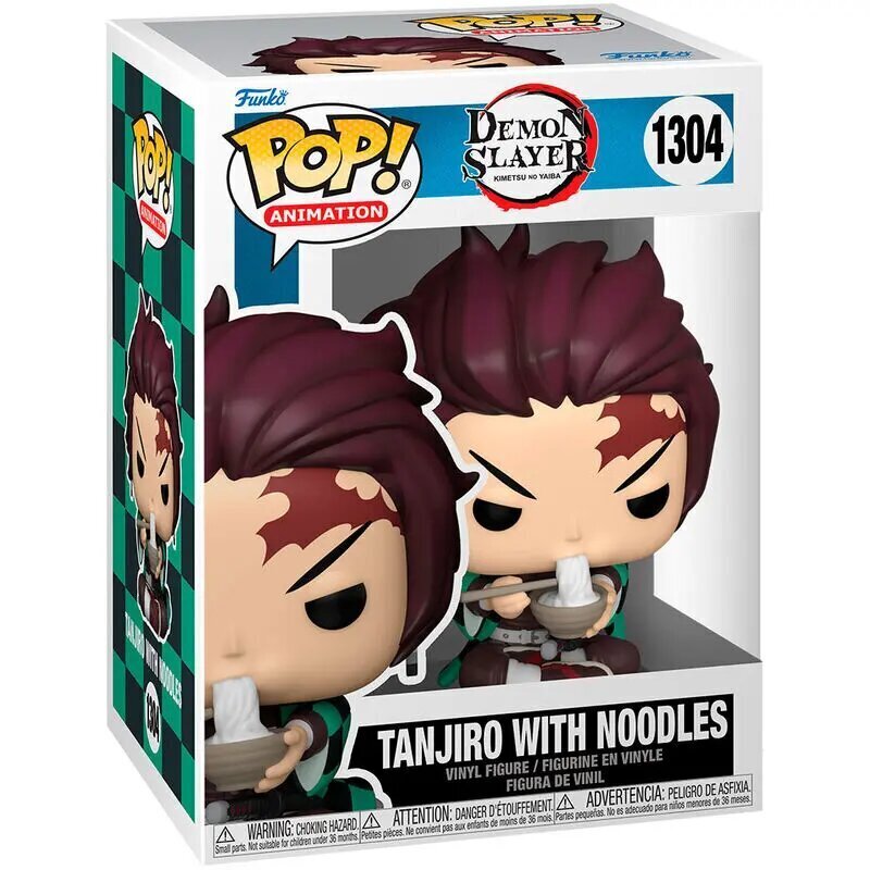 Funko POP! Demon Slayer Tanjiro Kamado with noodles kaina ir informacija | Žaidėjų atributika | pigu.lt