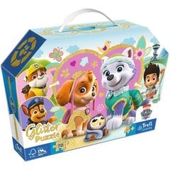 Dėlionė su šunyčiais patruliais Trefl Paw Patrol Glitter Puzzle, 70 d. kaina ir informacija | Dėlionės (puzzle) | pigu.lt