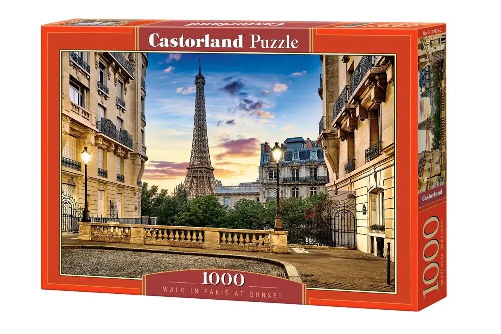 Dėlionė su Eifelio bokštu Castorland, 1000 d. kaina ir informacija | Dėlionės (puzzle) | pigu.lt