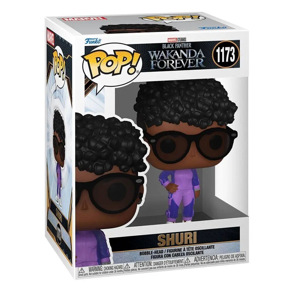 Funko POP! Black Panther: Wakanda Forever - Shuri with Shades kaina ir informacija | Žaidėjų atributika | pigu.lt