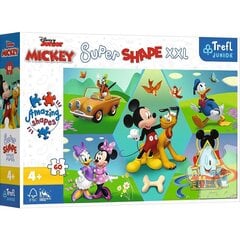 Dėlionė su peliuku Mickey Trefl XXL Super Shape, 60 d. kaina ir informacija | Dėlionės (puzzle) | pigu.lt