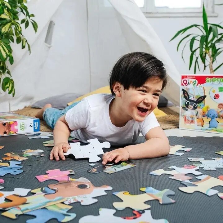 Dėlionė su gyvūnais Trefl Baby Maxi Bing 4in1, 20 d. цена и информация | Dėlionės (puzzle) | pigu.lt