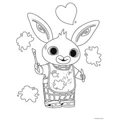 Пазл Baby MAXI 2x10 частей «Кролик Бинг» цена и информация | Пазлы | pigu.lt