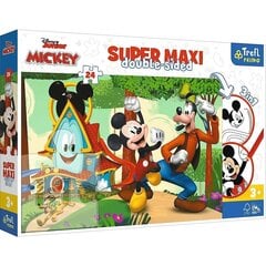 Dėlionė su peliuku Mickey Trefl Super Maxi, 24 d. kaina ir informacija | Dėlionės (puzzle) | pigu.lt