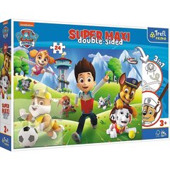 Dėlionė su šunyčiais patruliais Trefl Super Maxi Paw Patrol, 24 d. kaina ir informacija | Dėlionės (puzzle) | pigu.lt