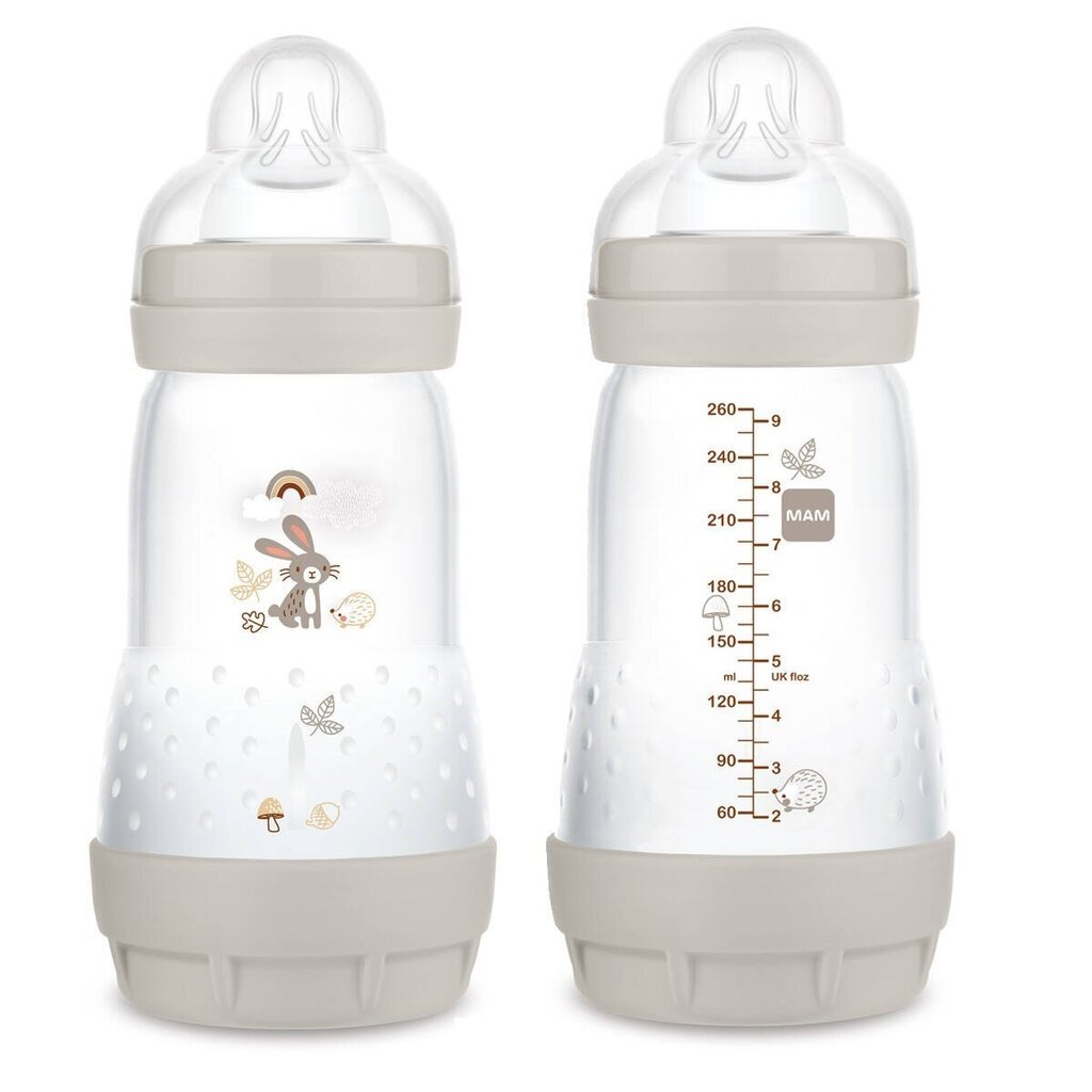 Buteliukas MAM Easy Start Anti-Colic, 0 mėn+, 260 ml kaina ir informacija | Buteliukai kūdikiams ir jų priedai | pigu.lt