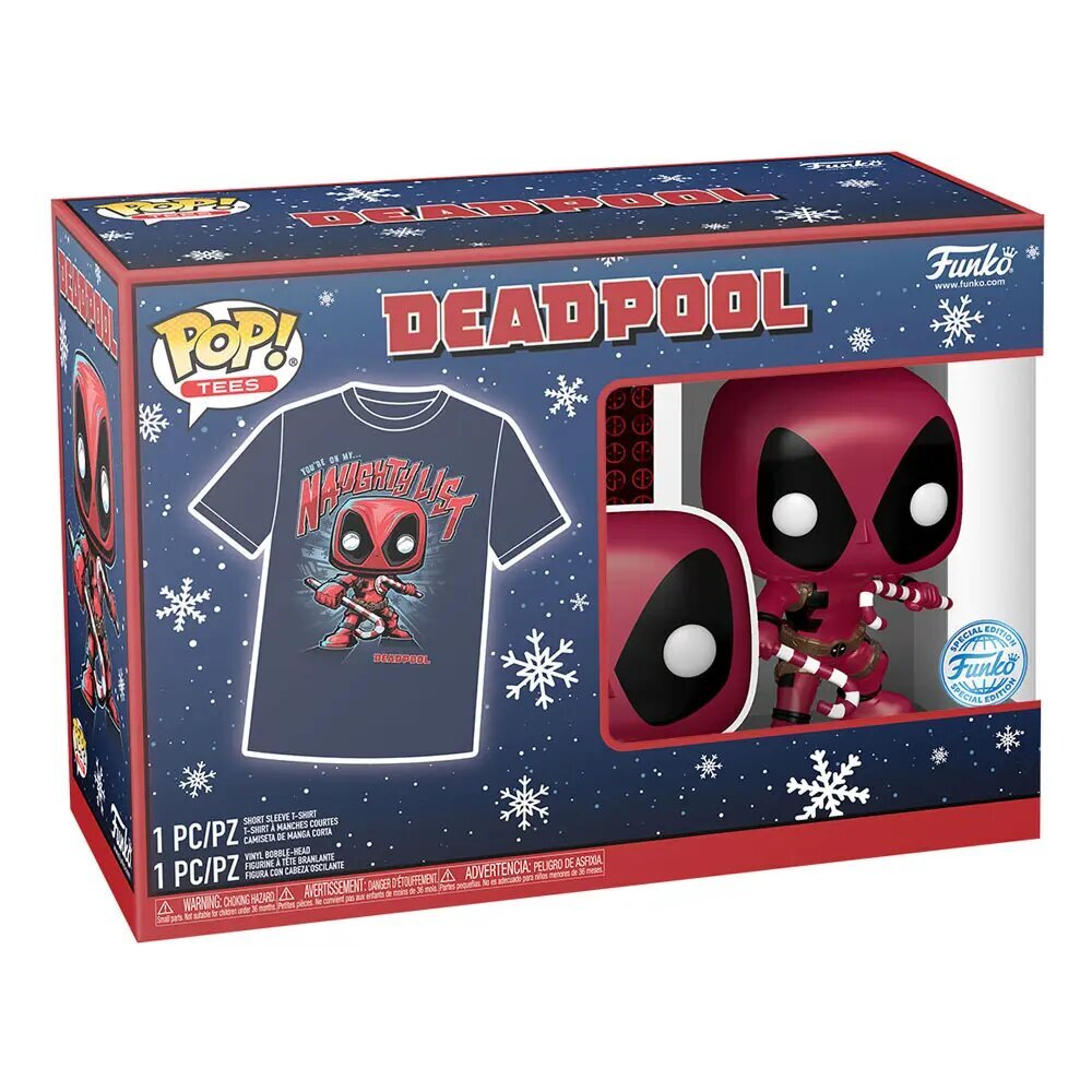 Marškinėliai moterims Marvel POP! Deadpool HLD 120401, mėlyni цена и информация | Marškinėliai moterims | pigu.lt
