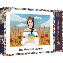 Dėlionė su ukrainietiškais simboliais Trefl The Heart of Ukraine, 1000 d. kaina ir informacija | Dėlionės (puzzle) | pigu.lt