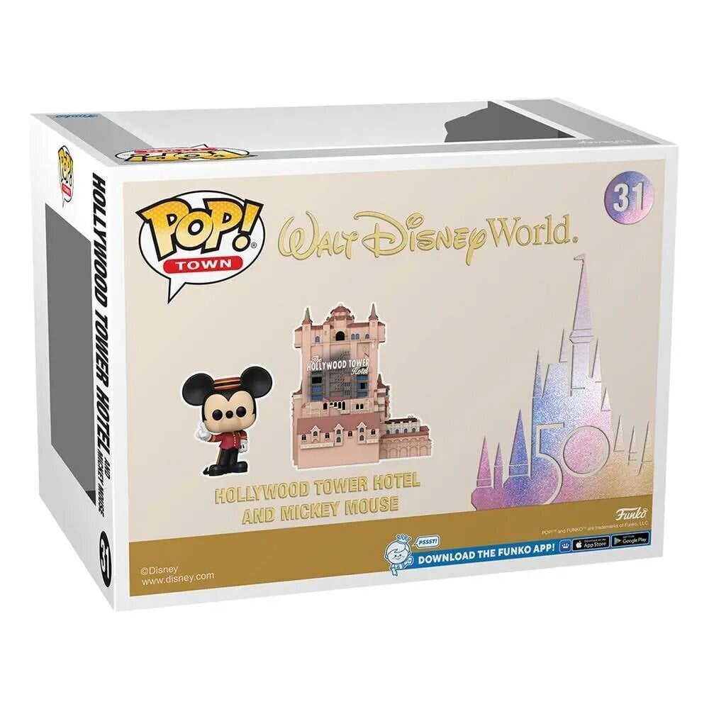 Funko POP! Town Hollywood Tower Hotel and Mickey Mouse kaina ir informacija | Žaidėjų atributika | pigu.lt