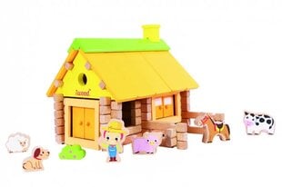 Деревянные строительные блоки для строительства ферм цена и информация | Развивающие игрушки | pigu.lt