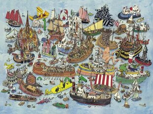Dėlionė su laivais Heye Regatta, 1500 d. kaina ir informacija | Dėlionės (puzzle) | pigu.lt