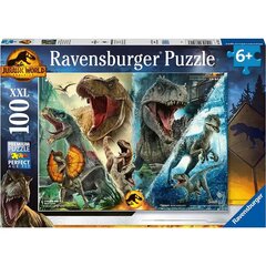 Dėlionė Ravensburger Jurassic World, 100 det. kaina ir informacija | Dėlionės (puzzle) | pigu.lt