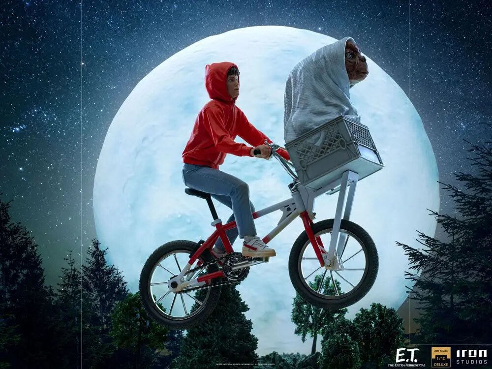 ET. Extra-Terrestrial Deluxe Art Scale 1/10 E.T. & Elliotas 27 cm цена и информация | Žaidėjų atributika | pigu.lt