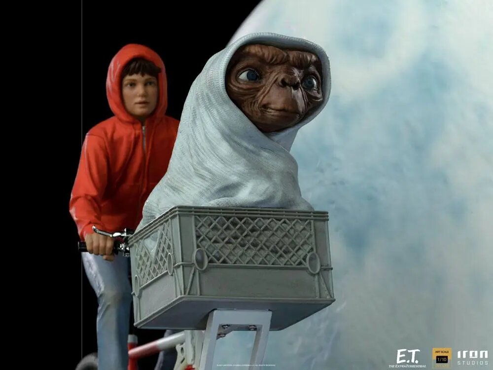 ET. Extra-Terrestrial Deluxe Art Scale 1/10 E.T. & Elliotas 27 cm цена и информация | Žaidėjų atributika | pigu.lt