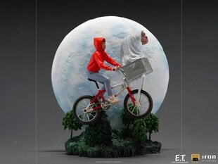 ET. Extra-Terrestrial Deluxe Art Scale 1/10 E.T. & Elliotas 27 cm kaina ir informacija | Žaidėjų atributika | pigu.lt