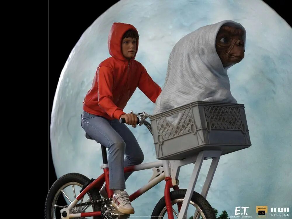 ET. Extra-Terrestrial Deluxe Art Scale 1/10 E.T. & Elliotas 27 cm цена и информация | Žaidėjų atributika | pigu.lt