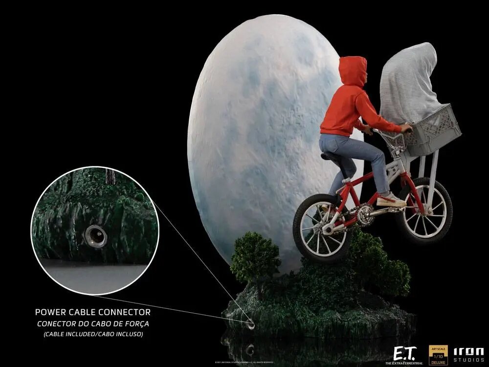 ET. Extra-Terrestrial Deluxe Art Scale 1/10 E.T. & Elliotas 27 cm цена и информация | Žaidėjų atributika | pigu.lt