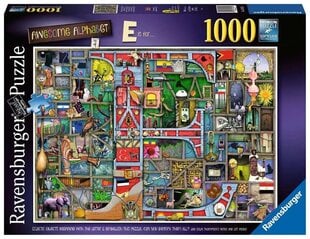 Dėlionė Ravensburger Awesome Alphabet, 1000 d. kaina ir informacija | Dėlionės (puzzle) | pigu.lt