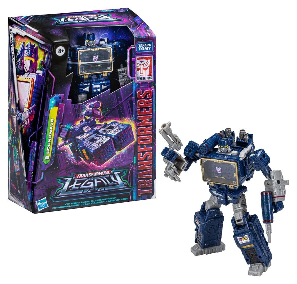Transformeris Transformers Generations Legacy Voyager Soundwave kaina ir informacija | Žaislai berniukams | pigu.lt