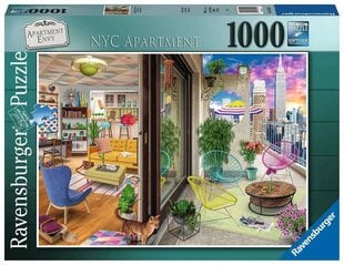 Dėlionė su butu New Yorke Ravensburger, 1000 d. kaina ir informacija | Dėlionės (puzzle) | pigu.lt