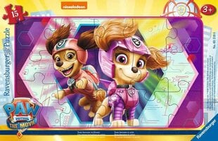 Dėlionė su šunyčiais patruliais Ravensburger, 15 d. kaina ir informacija | Dėlionės (puzzle) | pigu.lt