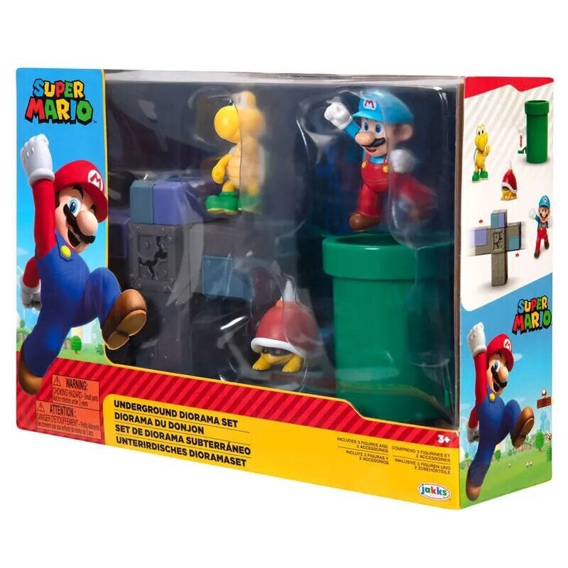 Žaislų rinkinys Jakks Pacific Super Mario Underground kaina ir informacija | Žaislai berniukams | pigu.lt