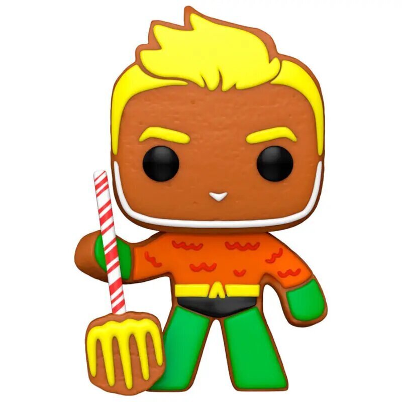 Funko POP! DC Heroes Gingerbread Aquaman цена и информация | Žaidėjų atributika | pigu.lt