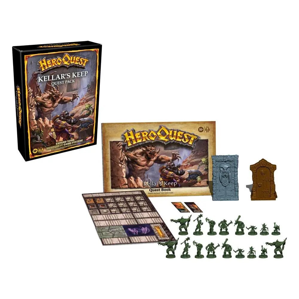 Stalo žaidimo papildymas HeroQuest Kellar's Keep Quest Pack, EN kaina ir informacija | Stalo žaidimai, galvosūkiai | pigu.lt