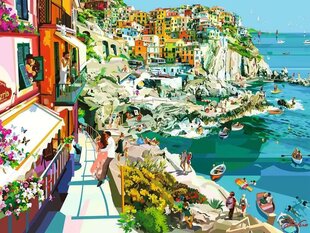 Dėlionė su miestu Ravensburger Cinque Terre, 1500 d. kaina ir informacija | Dėlionės (puzzle) | pigu.lt