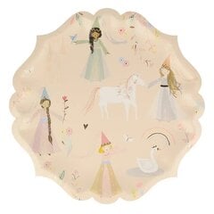 Тарелки принцессы цена и информация | Праздничная одноразовая посуда | pigu.lt