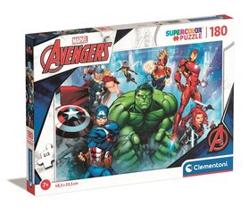 Dėlionė su keršytojais Clementoni Marvel Avengers, 180 d. kaina ir informacija | Dėlionės (puzzle) | pigu.lt