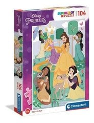Dėlionė su Disney princesėm Clementoni, 104 d. kaina ir informacija | Dėlionės (puzzle) | pigu.lt