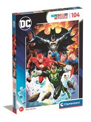 Dėlionė su DC komiksų personažais Clementoni, 104 d. kaina ir informacija | Dėlionės (puzzle) | pigu.lt