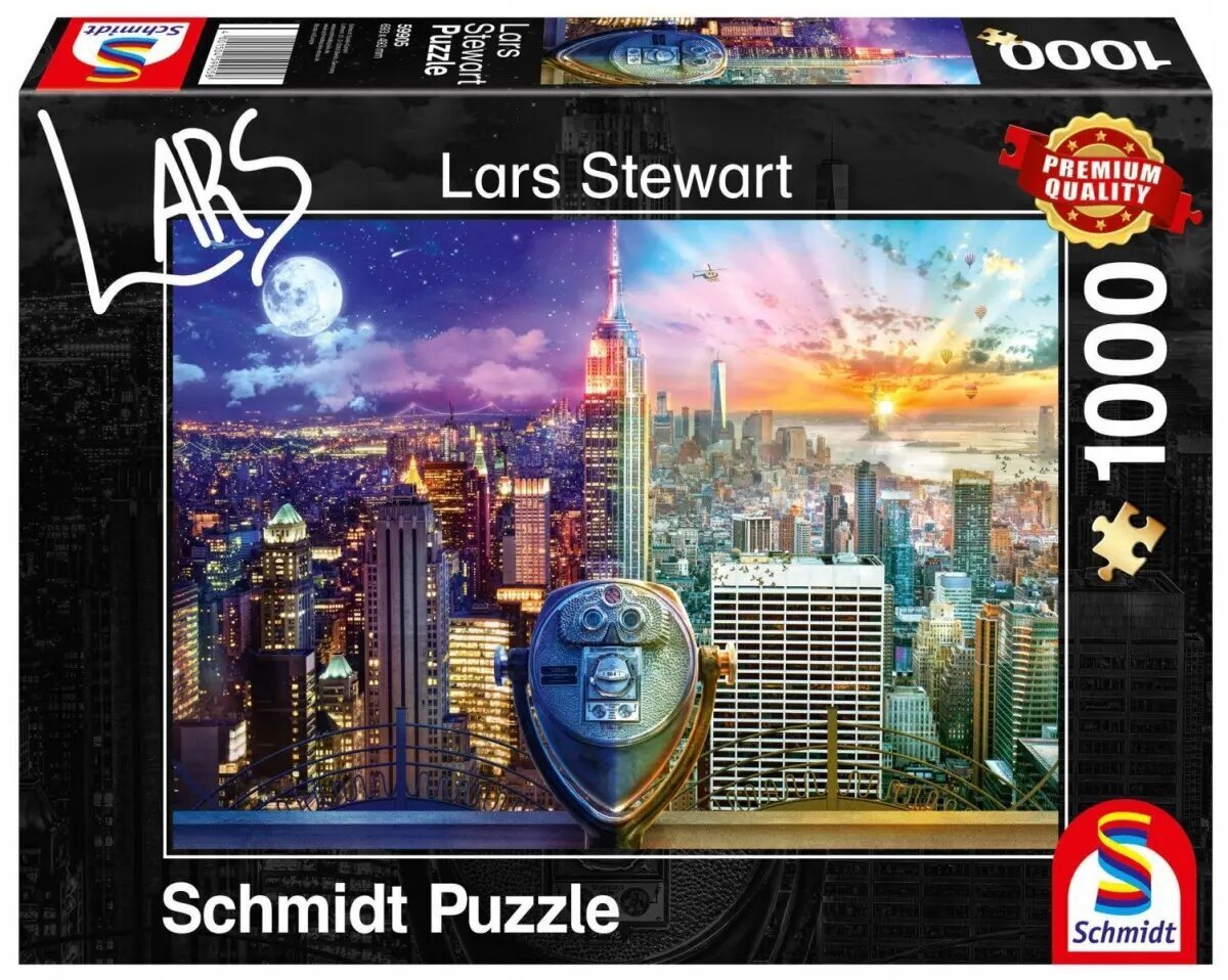 Dėlionė su New Yorku Schmidt Lars Stewart, 1000 d. kaina ir informacija | Dėlionės (puzzle) | pigu.lt