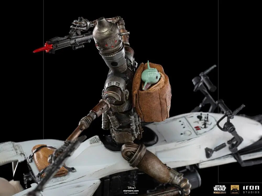 Star Wars Mandalorian Deluxe Art Scale 1/10 IG-11 20 cm kaina ir informacija | Žaidėjų atributika | pigu.lt