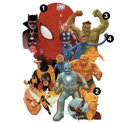 Декоративный винил Marvel Avengers цена и информация | Интерьерные наклейки | pigu.lt